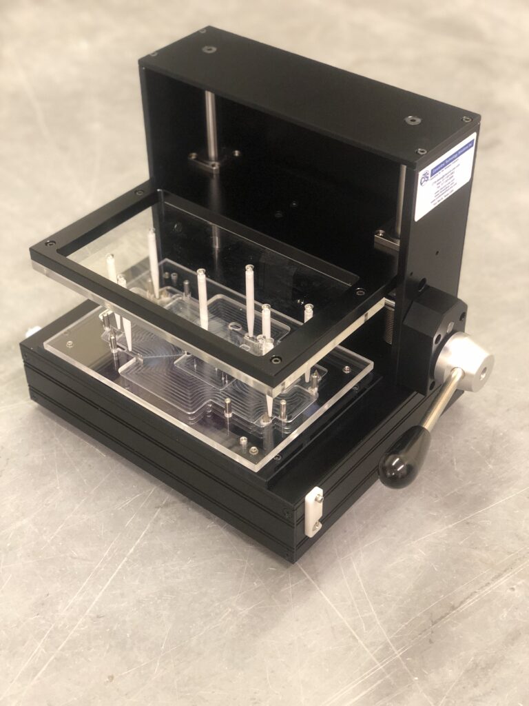 gear lever bed of nails test fixture example